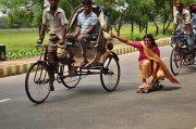 Мангалдешки джебчии на велоциглет с джамбазборд