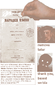 Српска, анти-татарска пропаганда